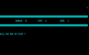 Drug Wars for IBM PC/Compatibles - Caught; want to run or fight?