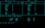 Drug Wars for IBM PC/Compatibles - Want to buy, sell, or jet?