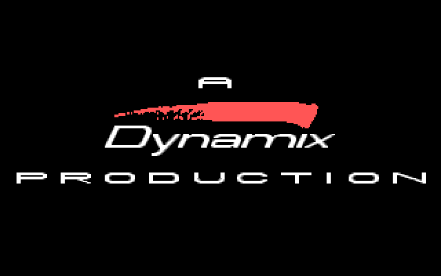 Abrams Battle Tank IBM PC/Compatibles Screenshot: Dynamix logo.