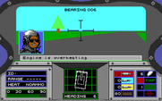 Abrams Battle Tank for IBM PC/Compatibles - Don't overheat the engines.