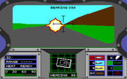 Abrams Battle Tank for IBM PC/Compatibles - Enemy tank firing!