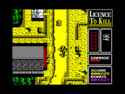 007: Licence to Kill for ZX Spectrum - Flying along the road...