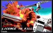 007: Licence to Kill for IBM PC/Compatibles - Title screen.