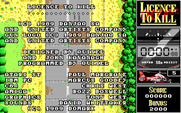 007: Licence to Kill for IBM PC/Compatibles - Credits screen.