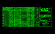 007: Licence to Kill for IBM PC/Compatibles - Credits screen.