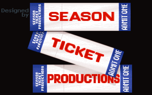 ABC Monday Night Football IBM PC/Compatibles Screenshot: Season Ticket Productions logo.