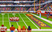 ABC Monday Night Football for IBM PC/Compatibles - Near the endzone.