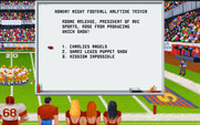ABC Monday Night Football for IBM PC/Compatibles - Halftime trivia game.