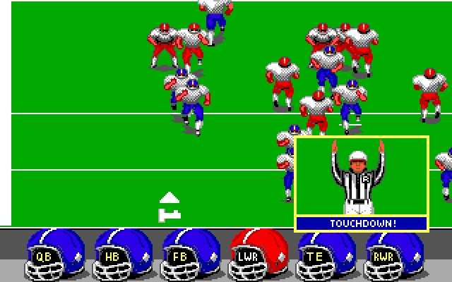 ABC Monday Night Football IBM PC/Compatibles Screenshot: Touchdown!