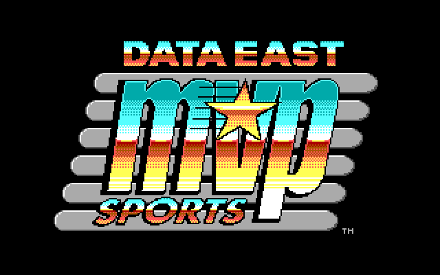 ABC Monday Night Football IBM PC/Compatibles Screenshot: MVP logo.