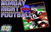 ABC Monday Night Football for IBM PC/Compatibles - Title screen 2.