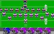 ABC Monday Night Football for IBM PC/Compatibles - Starting a play.