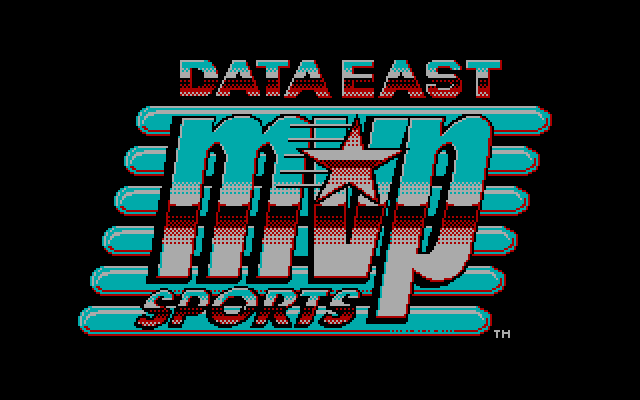 ABC Monday Night Football IBM PC/Compatibles Screenshot: MVP sports logo.