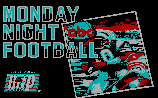 ABC Monday Night Football IBM PC/Compatibles Screenshot: Title screen 2.
