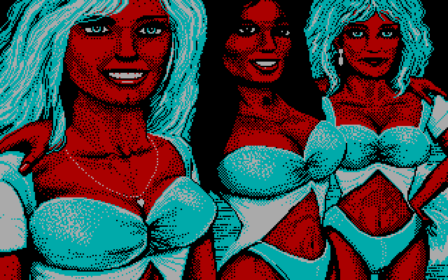 ABC Monday Night Football IBM PC/Compatibles Screenshot: End of the first quarter.
