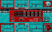 ABC Monday Night Football for IBM PC/Compatibles - Selecting a play.
