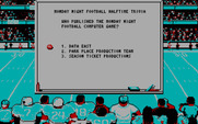 ABC Monday Night Football for IBM PC/Compatibles - It's halftime trivia!