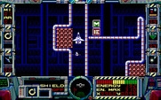 Fire Hawk: Thexder - The Second Contact for IBM PC/Compatibles - The level layouts get more complicated as the game progresses.