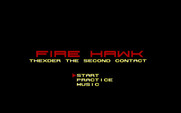 Fire Hawk: Thexder - The Second Contact for IBM PC/Compatibles - Title screen.