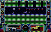 Fire Hawk: Thexder - The Second Contact for IBM PC/Compatibles - Better fly through this corridor quickly!