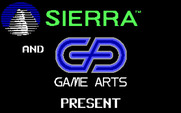 Fire Hawk: Thexder - The Second Contact for IBM PC/Compatibles - Sierra and Game Arts logo.