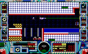 Fire Hawk: Thexder - The Second Contact for IBM PC/Compatibles - Flying through a tunnel...