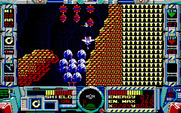Fire Hawk: Thexder - The Second Contact for IBM PC/Compatibles - Uh oh, about to be trapped!