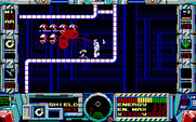 Fire Hawk: Thexder - The Second Contact for IBM PC/Compatibles - Attacking with lasers...