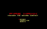Fire Hawk: Thexder - The Second Contact for IBM PC/Compatibles - Title screen.