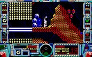 Fire Hawk: Thexder - The Second Contact for IBM PC/Compatibles - Boulders block the way...