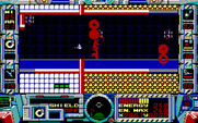Fire Hawk: Thexder - The Second Contact for IBM PC/Compatibles - Don't stand on that blue stuff, it drains your energy fast!