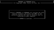 Fire Hawk: Thexder - The Second Contact for IBM PC/Compatibles - Install introduction.