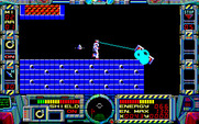 Fire Hawk: Thexder - The Second Contact for PC-8800 Series - Blasting opponents...