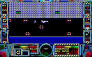 Fire Hawk: Thexder - The Second Contact for PC-8800 Series - Flying through danger.