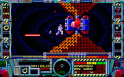 Fire Hawk: Thexder - The Second Contact for PC-8800 Series - Attacking at close range...