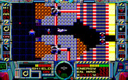 Fire Hawk: Thexder - The Second Contact for PC-8800 Series - A few rare energy reserves can be found while fighting this boss...