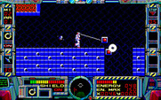 Fire Hawk: Thexder - The Second Contact for PC-8800 Series - Starting the second mission.