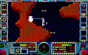 Fire Hawk: Thexder - The Second Contact for PC-8800 Series - Shooting some objects restores energy.
