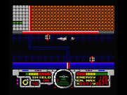 Fire Hawk: Thexder - The Second Contact for MSX - Avoid the obstacles when flying.