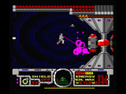 Fire Hawk: Thexder - The Second Contact for MSX - Destroy this thing in order to proceed to the next mission!