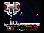 Fire Hawk: Thexder - The Second Contact for MSX - Destroy the core to stop it from generating even more obstacles.