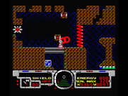Fire Hawk: Thexder - The Second Contact for MSX - I'm out of energy...game over.