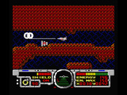 Fire Hawk: Thexder - The Second Contact for MSX - A narrow tunnel...