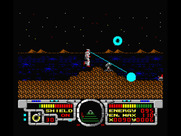 Fire Hawk: Thexder - The Second Contact for MSX - The first enemies you encounter are easy to destroy...