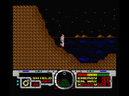 Fire Hawk: Thexder - The Second Contact for MSX - Game start.