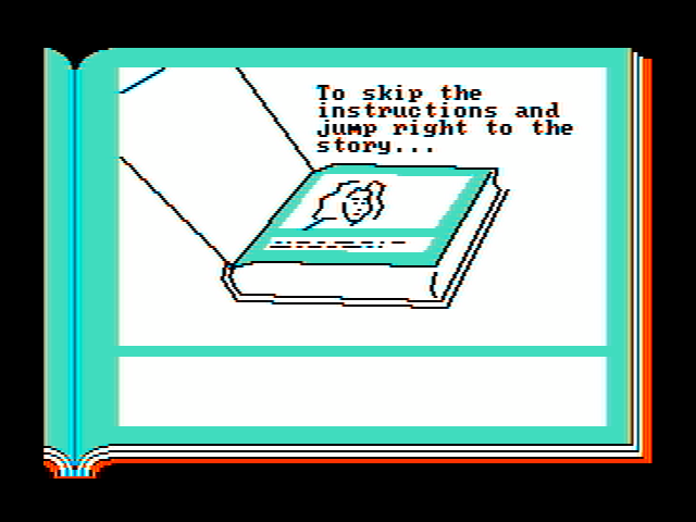 Gamma Force in Pit of a Thousand Screams IBM PC/Compatibles Screenshot: You can optionally view game instructions.