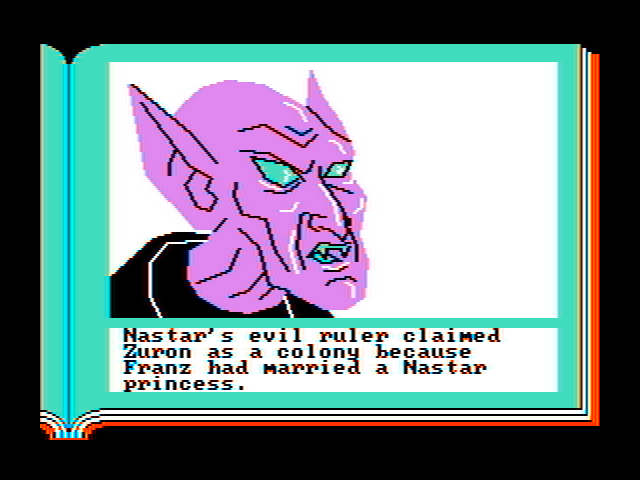 Gamma Force in Pit of a Thousand Screams IBM PC/Compatibles Screenshot: Meanwhile, here's how we got to the current situation.