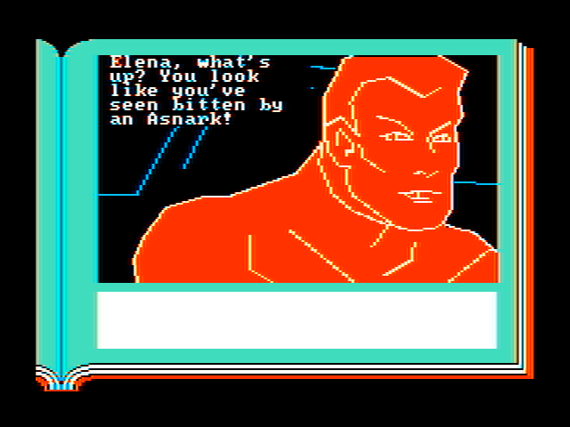 Gamma Force in Pit of a Thousand Screams IBM PC/Compatibles Screenshot: Something's wrong...