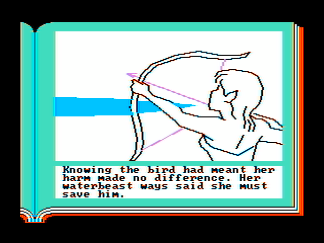 Gamma Force in Pit of a Thousand Screams IBM PC/Compatibles Screenshot: Elena always does the right thing...