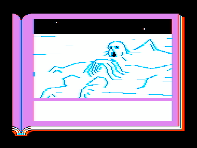 Gamma Force in Pit of a Thousand Screams IBM PC/Compatibles Screenshot: Entrance to the pit of a thousand screams...